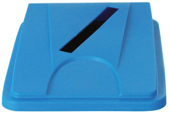 Tapa Azul Para Balde Reciclaje Papel